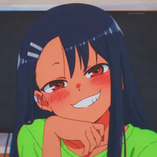 🎭 Nagatoro Don't Toy with Me, Miss Nagatoro Anime, Nagatoro, Manga, Dễ thương, Cô gái, Minh họa telegram sticker