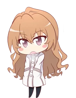 😳 Аниме, Чиби, Милый, Девушка, Мультфильм telegram sticker