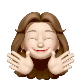 🐻 Emoji, Avatar, Abbraccio, Carino, Donna telegram sticker