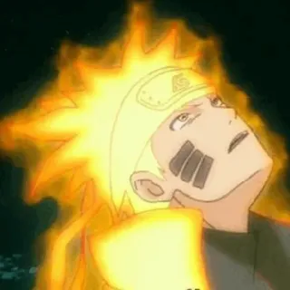 🦊 Naruto Anime, Kreskówka, Postać, Naruto, Uzumaki, Manga, Ninja telegram sticker