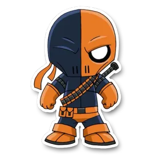 🗡 Deathstroke Deathstroke, comic book character, villain, DC Comics telegram sticker