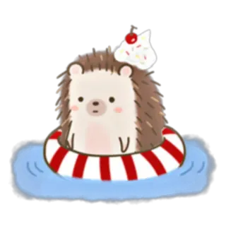 Muffin The Hedgehog (FULL) [ENG] @WSZB_Stickers telegram stickers