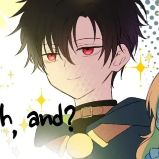 🇹🇹 h, and? アニメ, マンガ, 漫画, 男の子 telegram sticker