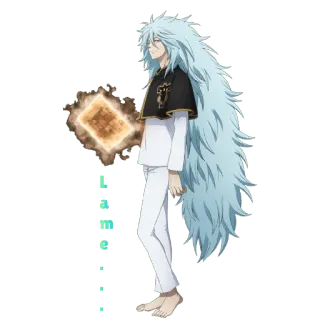 🍀 Lumiere Silvamillion Clover Black Clover Lumiere Silvamillion Clover, Black Clover, penyihir, anime, sihir, karakter, tukang sihir telegram sticker