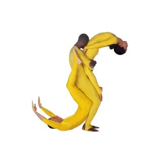 🅰 acrobats, performance, yoga, flexible, contortionists telegram sticker