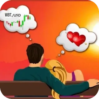 ❤ WBT/USD whatsapp sticker