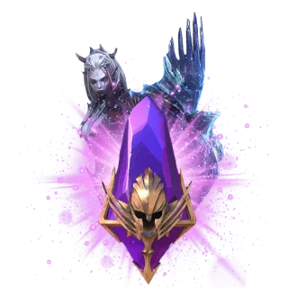 👫 video game, sticker, digital art, fantasy, purple, crystal telegram sticker