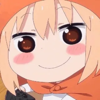 🍯 Umaru Doma Himouto! Umaru-chan 애니메이션, 우마루, 귀여운, 카와이, 비디오 게임, 컨트롤러 whatsapp sticker