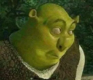 😗 Shrek 怪物, 緑, 面白い, 映画, ドリームワークス, アニメ telegram sticker