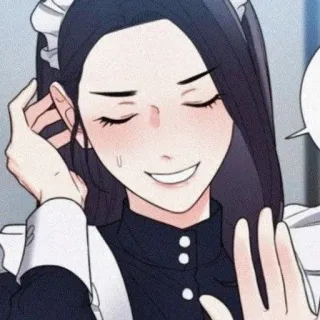 🔗 Pokojówka, Anime, Manga, Kobieta, Usługa, Postać, Kreskówka telegram sticker