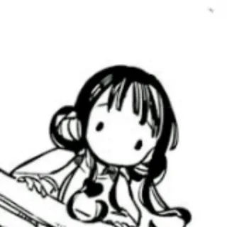 🍥 cartoon, drawing, anime, manga, girl, character telegram sticker