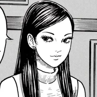 😊 Tomie Kawakami Tomie Manga, Horror, Junji Ito, Tomie, Dziewczyna, Piękno telegram sticker