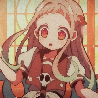 😯 Nene Yashiro Toilet-bound Hanako-kun Anime, Manga, Carino, Ragazza, Nene Yashiro, Hanako-kun - I misteri del bagno, Giapponese, Personaggio telegram sticker