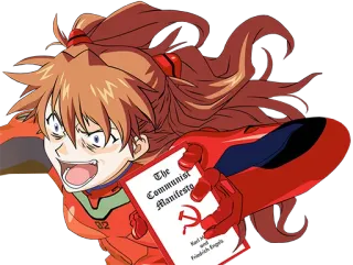Commie Anime Girls whatsapp stickers