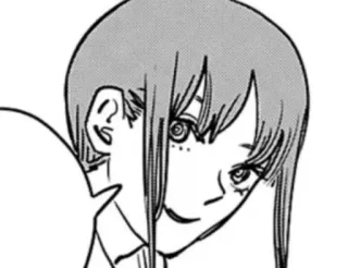😊 Makima Chainsaw Man anime, manga, chainsaw man, makima, smirk, portrait telegram sticker