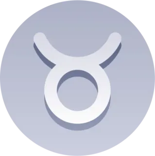 😙 zodiak, taurus, astrologi, horoskop, tanda, banteng telegram sticker