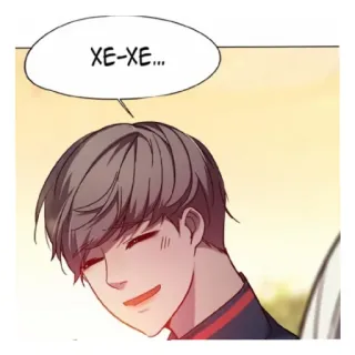 😅 XE-XE... Manga, Anime, Charakter, Grinsen, Sprechblase telegram sticker