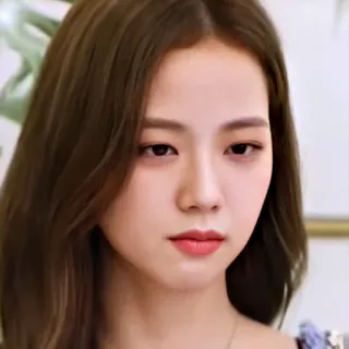 😶 Jisoo Jisoo, Blackpink, K-Pop, Sängerin, Koreanisch, Promi, Idol, Porträt telegram sticker