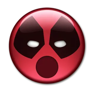 😮 Deadpool superhero, marvel, comic, character telegram sticker