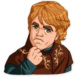 ✊ Tyrion Lannister Game of Thrones tyrion lannister, game of thrones, personnage, série tv, hbo telegram sticker