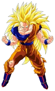 👹 Goku Dragon Ball アニメ, 悟空, ドラゴンボール, 超サイヤ人, ステッカー telegram sticker