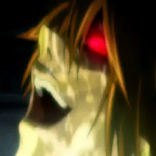 📓 Ryuk Death Note Рюк, Тетрадь смерти, Аниме, Шинигами, Ужасы telegram sticker