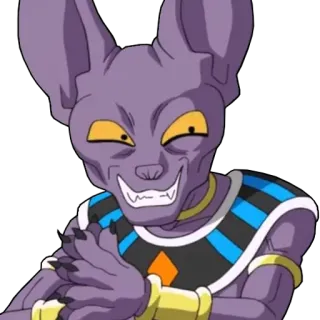 😁 Beerus Dragon Ball Beerus, Dragon Ball, Anime, Manga, Charakter, Gott der Zerstörung telegram sticker