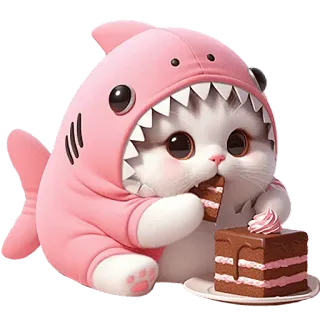Парные Акулы @Nyasticks2 telegram stickers