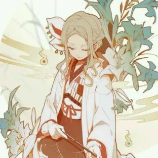 💗 anime, manga, character, flowers, illustration, art telegram sticker