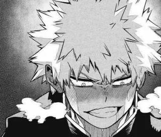 💫 Bakugo My Hero Academia Anime, Manga, Wütend, Held, Besonderheit telegram sticker