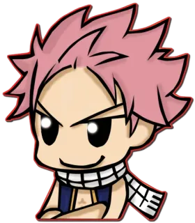 😏 Natsu Dragneel Fairy Tail anime, manga, fairy tail, natsu, natsu dragneel, cartoon, sticker telegram sticker