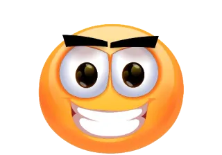 😁 emoji, smiley, face, grin, smile whatsapp sticker