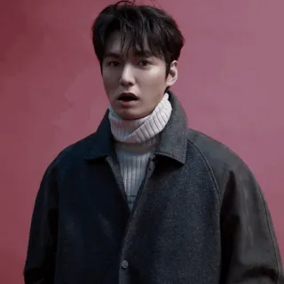 😳 Lee Min-ho aktor, koreański, celebryta, portret, mężczyzna, moda telegram sticker