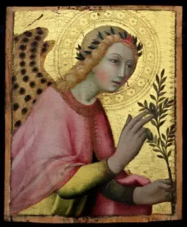 😇 angel, renaissance, painting, art, religion, winged, holy telegram sticker