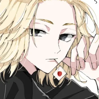🇯🇵 Mikey Tokyo Revengers Anime, Manga, Mikey, Tokyo Revengers, Personaje, pelo rubio telegram sticker