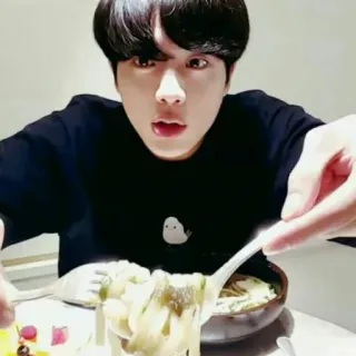 ☁️ đồ ăn, ăn uống, mì, đàn ông, thường ngày telegram sticker