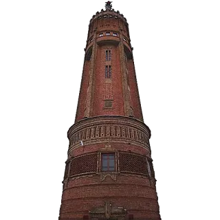 🏰 башня, здание, архитектура, кирпич, достопримечательность telegram sticker