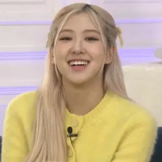 😄 Rose kpop, певица, роуз, blackpink, знаменитость, женщина, улыбка telegram sticker