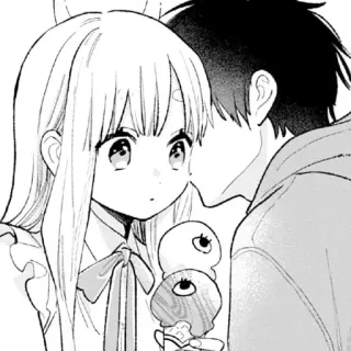 ❤️ アニメ, マンガ, カップル, 可愛い, アイス telegram sticker