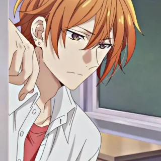 😒 Anime, Männlich, Charakter, Schüler, Schule, Manga, Typ telegram sticker