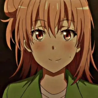 🖇 Yui Yuigahama My Teen Romantic Comedy SNAFU Anime, Meisje, Leuk, Karakter, Lachend telegram sticker