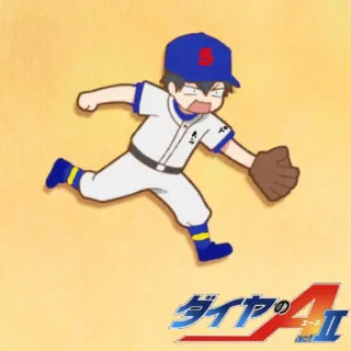 ⚾ Ace of Diamond ダイヤのエース baseball, anime, sports, player telegram sticker