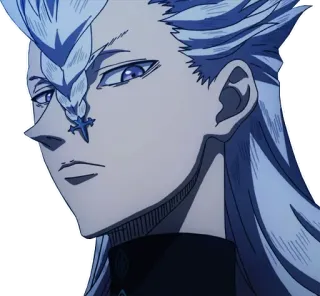 😒 Zenon Zogratis Black Clover 애니메이션, 블랙 클로버, 제논 조그라티스, 만화, 캐릭터, 스티커 telegram sticker