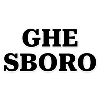 🤣 GHE SBORO telegram sticker
