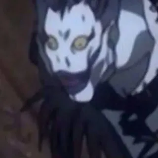 😎 Ryuk Death Note Рюк, Death Note, Шинигами, Аниме, Манга telegram sticker