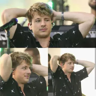 ⛄️ Charlie Puth músico, cantante, celebridad, música pop, guapo, actor, piano, compositor whatsapp sticker