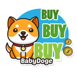 🛒 BUY BUY BUY BabyDoge doge, crypto, babydoge, currency, meme, investment telegram sticker