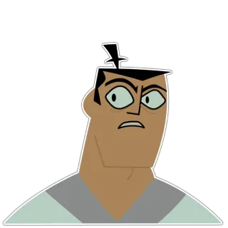😟 Samurai Jack Cartoon, Samurai, Animiert, Figur whatsapp sticker