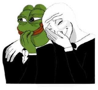 🙄 Pepe the Frog pepe, wojak, meme, internet, sapo, desenho animado telegram sticker
