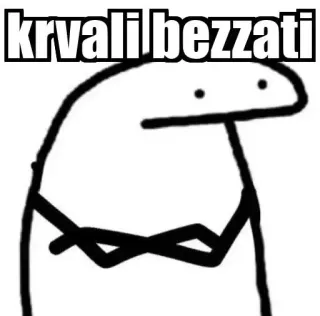😂 krvali bezzati cartoon, meme, florkofcows, sticker telegram sticker